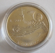 Vatican 500 Lire 1969 Angel Silver