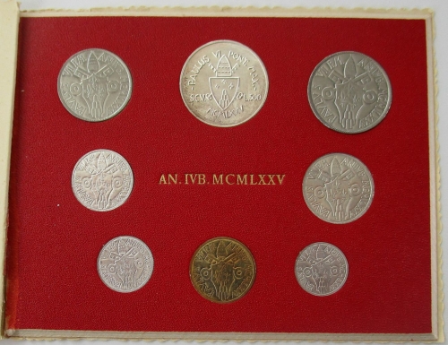 Vatican Coin Set 1975 Holy Year