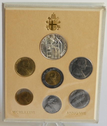 Vatican Coin Set 1986