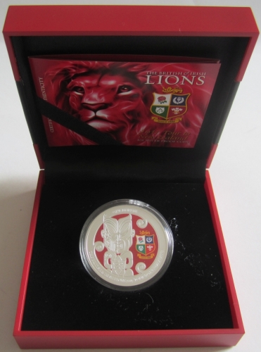 New Zealand 1 Dollar 2017 British & Irish Lions Rugby Tour 1 Oz Silver