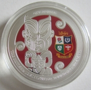 New Zealand 1 Dollar 2017 British & Irish Lions Rugby Tour 1 Oz Silver