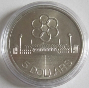 Singapore 5 Dollars 1973 SEAP Games Silver BU