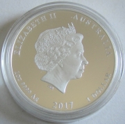 Australia 1 Dollar 2017 Platinum Wedding 1 Oz Silver
