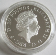 Großbritannien 10 Pounds 2017 Queens Beasts Lion of England PP