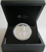 United Kingdom 10 Pounds 2017 Queens Beasts Unicorn of Scotland 5 Oz Silver Proof