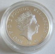 Großbritannien 2 Pounds 2017 Britannia PP