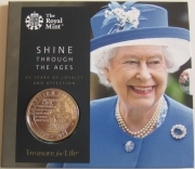United Kingdom 5 Pounds 2017 Sapphire Jubilee BU