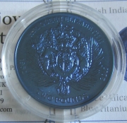 British Indian Ocean Territory 2 Pounds 2017 Sapphire...