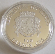 Kongo 100 Francs 2014 Papst Johannes Paul II.