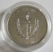 Kuba 1 Peso 1994 Tiere Braunpelikan