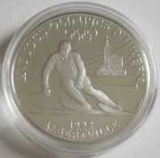 Andorra 10 Diners 1989 Olympics Albertville Alpine Skiing Silver