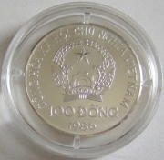 Vietnam 100 Dong 1986 Olympics Seoul Fencing Silver