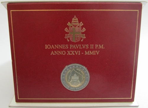 Vatikan 2 Euro 2004 75 Jahre Vatikanstaat