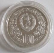 Bulgaria 10 Leva 1984 Decade for Women Silver