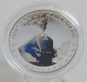 Liberia 5 Dollars 2011 Eisenbahn Mallard
