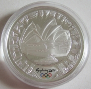 Australia 5 Dollars 2000 Olympics Sydney Opera House 1 Oz...