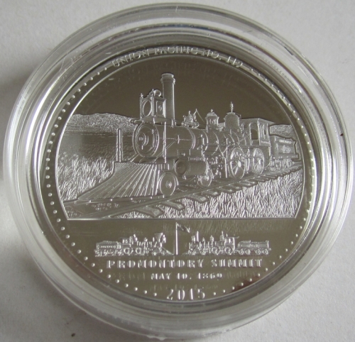 Palau 5 Dollars 2015 Railroads Union Pacific No. 119 Silver