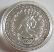 Australia 5 Dollars 2000 Olympics Sydney Kangaroo 1 Oz Silver
