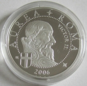Liberia 10 Dollars 2006 German Popes Victor II Silver