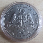 Dominica 4 Dollars 1970 FAO Caribbean Development Bank