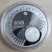 Kazakhstan 100 Tenge 2009 Olympics Vancouver Ski Jumping...