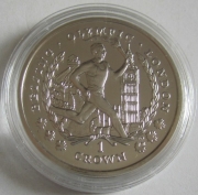 Isle of Man 1 Crown 2008 Olympia Beijing Handover to London