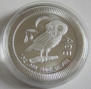 Niue 2 Dollars 2017 Owl of Athena 1 Oz Silver