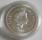 Niue 2 Dollars 2017 Eule der Minerva