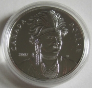 Canada 1 Dollar 2007 Thayendanegea Silver BU