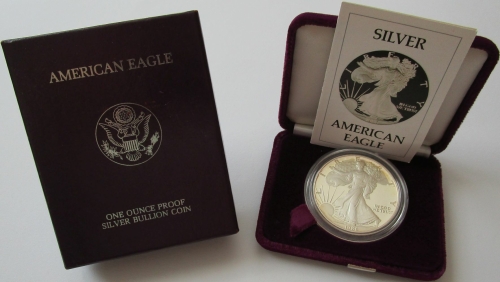 USA 1 Dollar 1986 American Silver Eagle 1 Oz Silver Proof