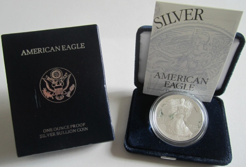 USA 1 Dollar 1995 American Silver Eagle 1 Oz Silver Proof