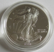 USA 1 Dollar 1998 American Silver Eagle 1 Oz Silver Proof