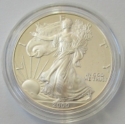 USA 1 Dollar 2000 American Silver Eagle 1 Oz Silver Proof
