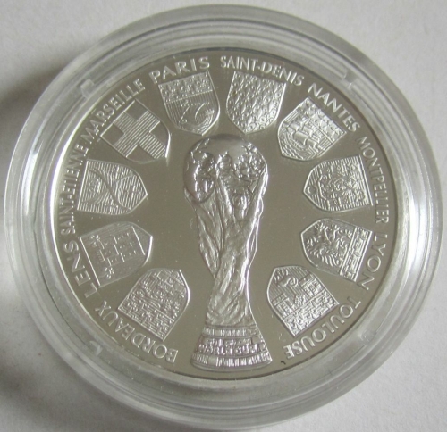 Frankreich 10 Francs 1998 Fußball-WM Pokal