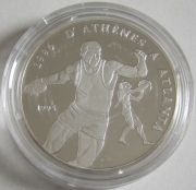 Kongo 1000 Francs 1995 Olympia Atlanta Diskuswerfen