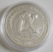 Somalia 10 Dollars 2002 Affe
