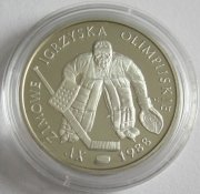 Polen 500 Zlotych 1987 Olympia Calgary Eishockey