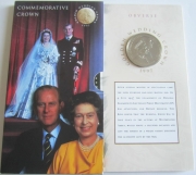 United Kingdom 5 Pounds 1997 Golden Wedding BU