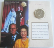 Großbritannien 5 Pounds 1997 Golden Wedding BU