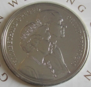 United Kingdom 5 Pounds 1997 Golden Wedding BU