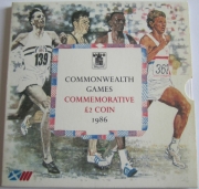 United Kingdom 2 Pounds 1986 Commonwealth Games in...