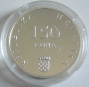 Croatia 150 Kuna 2006 Football World Cup in Germany Silver