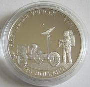 Solomon Islands 10 Dollars 1992 Space Flight First Lunar...