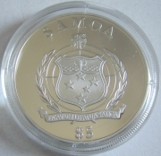 Samoa 5 Tala 2013 Railroads 175 Years Saxonia Silver