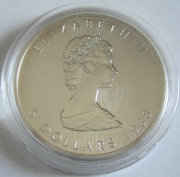 Canada 5 Dollars 1988 Maple Leaf 1 Oz Silver