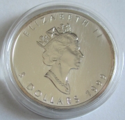 Canada 5 Dollars 1999 Maple Leaf 1 Oz Silver