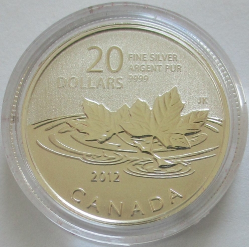 Canada 20 Dollars 2012 Twenty for Twenty Farewell to the Penny 1/4 Oz Silver