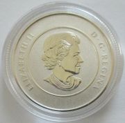 Canada 20 Dollars 2013 Twenty for Twenty Wolf 1/4 Oz Silver