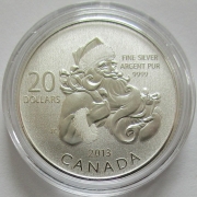 Canada 20 Dollars 2013 Twenty for Twenty Santa Claus 1/4...