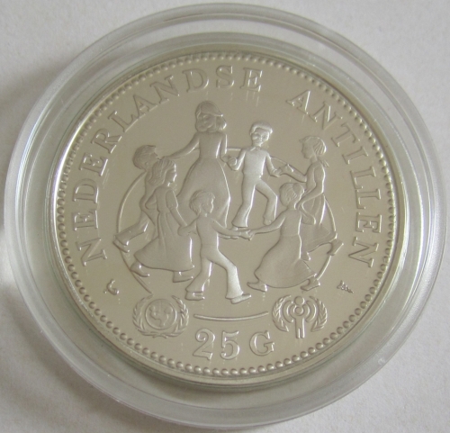 Niederländische Antillen 25 Gulden 1979 Jahr des Kindes PP